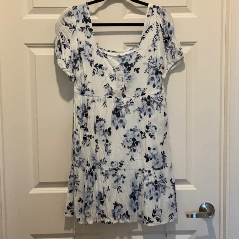 Blue Floral Dress